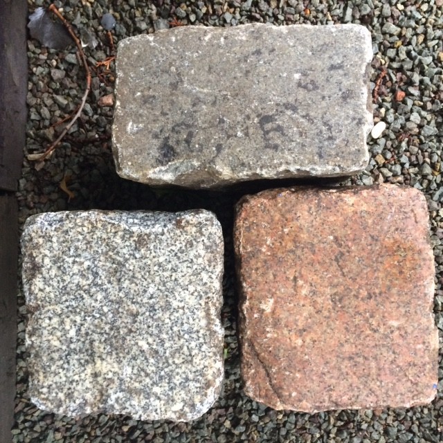 Steine - Pflastersteine - Granit Großpflaster neu grau 15x17